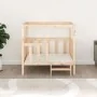 Dog bed solid pine wood 105.5x83.5x100 cm by vidaXL, Beds for dogs - Ref: Foro24-822387, Price: 118,74 €, Discount: %