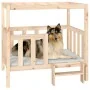 Dog bed solid pine wood 105.5x83.5x100 cm by vidaXL, Beds for dogs - Ref: Foro24-822387, Price: 118,74 €, Discount: %