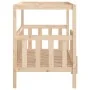 Dog bed solid pine wood 105.5x83.5x100 cm by vidaXL, Beds for dogs - Ref: Foro24-822387, Price: 118,74 €, Discount: %