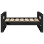 Cama para perros madera maciza de pino negro 65,5x50,5x28 cm de vidaXL, Camas para perros - Ref: Foro24-821476, Precio: 49,14...