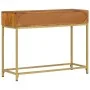 Mesa consola de madera maciza de acacia 100x35x76 cm de vidaXL, Mesas auxiliares - Ref: Foro24-286175, Precio: 143,81 €, Desc...