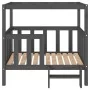 Massivholz Kiefer Hundebett grau 105,5x83,5x100 cm von vidaXL, Betten für Hunde - Ref: Foro24-822389, Preis: 102,63 €, Rabatt: %