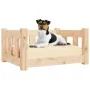 Cama para perros madera maciza de pino 55,5x45,5x28 cm de vidaXL, Camas para perros - Ref: Foro24-833251, Precio: 34,87 €, De...