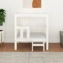 Bett für Hunde aus massiver Kiefer in Weiß 65,5x43x70 cm von vidaXL, Betten für Hunde - Ref: Foro24-822373, Preis: 81,41 €, R...