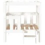 Bett für Hunde aus massiver Kiefer in Weiß 65,5x43x70 cm von vidaXL, Betten für Hunde - Ref: Foro24-822373, Preis: 81,41 €, R...