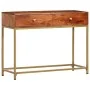 Mesa consola de madera maciza de acacia 100x35x76 cm de vidaXL, Mesas auxiliares - Ref: Foro24-286175, Precio: 143,81 €, Desc...