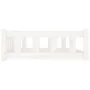 Hundebett aus massivem weißem Kiefernholz, 105,5 x 75,5 x 28 cm von vidaXL, Betten für Hunde - Ref: Foro24-833258, Preis: 74,...