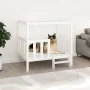 Cama para perros madera maciza de pino blanco 105,5x83,5x100 cm de vidaXL, Camas para perros - Ref: Foro24-822388, Precio: 14...