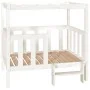 Cama para perros madera maciza de pino blanco 105,5x83,5x100 cm de vidaXL, Camas para perros - Ref: Foro24-822388, Precio: 14...