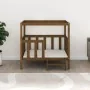 Massives Kiefernholzbett für Hunde in Honigbraun, 105,5x83,5x100 cm. von vidaXL, Betten für Hunde - Ref: Foro24-822390, Preis...