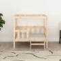 Cama para perros madera maciza de pino 95,5x73,5x90 cm de vidaXL, Camas para perros - Ref: Foro24-822382, Precio: 101,28 €, D...