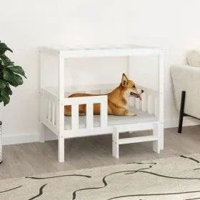 Dog bed solid white pine wood 95.5x73.5x900 cm by vidaXL, Beds for dogs - Ref: Foro24-822383, Price: 118,00 €, Discount: %