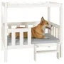 Cama para perros madera maciza de pino blanco 95,5x73,5x900 cm de vidaXL, Camas para perros - Ref: Foro24-822383, Precio: 117...