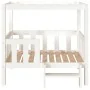 Cama para perros madera maciza de pino blanco 95,5x73,5x900 cm de vidaXL, Camas para perros - Ref: Foro24-822383, Precio: 117...