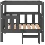 Cama para perros madera maciza de pino gris 75,5x63,5x70 cm de vidaXL, Camas para perros - Ref: Foro24-822379, Precio: 77,52 ...