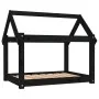 Hundebett aus massivem Schwarzkiefernholz 81x60x70 cm von vidaXL, Betten für Hunde - Ref: Foro24-822211, Preis: 53,57 €, Raba...