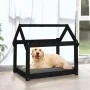 Hundebett aus massivem Schwarzkiefernholz 81x60x70 cm von vidaXL, Betten für Hunde - Ref: Foro24-822211, Preis: 53,57 €, Raba...
