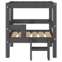 Dog bed solid gray pine wood 55.5x53.5x60 cm by vidaXL, Beds for dogs - Ref: Foro24-822369, Price: 54,49 €, Discount: %