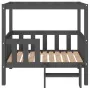Cama para perros madera maciza de pino gris 95,5x73,5x90 cm de vidaXL, Camas para perros - Ref: Foro24-822384, Precio: 102,66...