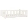 Dog bed solid white pine wood 95.5x65.5x28 cm by vidaXL, Beds for dogs - Ref: Foro24-833256, Price: 64,87 €, Discount: %
