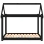 Cama para perros madera maciza de pino negro 101x70x90 cm de vidaXL, Camas para perros - Ref: Foro24-822216, Precio: 72,64 €,...
