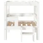 Hundebett aus massivem Kiefernholz weiß 55,5x53,5x60 cm von vidaXL, Betten für Hunde - Ref: Foro24-822368, Preis: 66,25 €, Ra...