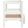 Hundebett aus massivem Kiefernholz weiß 55,5x53,5x60 cm von vidaXL, Betten für Hunde - Ref: Foro24-822368, Preis: 66,25 €, Ra...