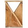 Mesa auxiliar de madera maciza de mango 35x35x55 cm de vidaXL, Mesas auxiliares - Ref: Foro24-286183, Precio: 119,75 €, Descu...