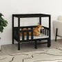 Cama para perros madera maciza de pino negro 95,5x73,5x90 cm by vidaXL, Beds for dogs - Ref: Foro24-822386, Price: 97,37 €, D...