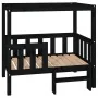 Cama para perros madera maciza de pino negro 95,5x73,5x90 cm by vidaXL, Beds for dogs - Ref: Foro24-822386, Price: 97,37 €, D...