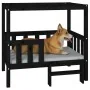 Cama para perros madera maciza de pino negro 95,5x73,5x90 cm by vidaXL, Beds for dogs - Ref: Foro24-822386, Price: 97,37 €, D...
