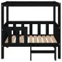 Cama para perros madera maciza de pino negro 95,5x73,5x90 cm by vidaXL, Beds for dogs - Ref: Foro24-822386, Price: 97,37 €, D...