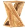 Mesa auxiliar de madera maciza de mango 35x35x55 cm de vidaXL, Mesas auxiliares - Ref: Foro24-286183, Precio: 119,75 €, Descu...