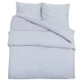 Bettbezug-Set aus hellgrauer Mikrofaser, 155 x 220 cm von vidaXL, Bettbezüge - Ref: Foro24-135959, Preis: 21,04 €, Rabatt: %
