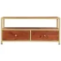 Mesa de centro de madera maciza de acacia 90x50x40 cm de vidaXL, Mesas de centro - Ref: Foro24-286187, Precio: 174,60 €, Desc...