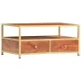 Mesa de centro de madera maciza de acacia 90x50x40 cm de vidaXL, Mesas de centro - Ref: Foro24-286187, Precio: 174,60 €, Desc...