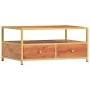 Mesa de centro de madera maciza de acacia 90x50x40 cm de vidaXL, Mesas de centro - Ref: Foro24-286187, Precio: 174,60 €, Desc...