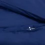 Marineblaues Bettwäsche-Set aus heller Mikrofaser, 135 x 200 cm von vidaXL, Bettbezüge - Ref: Foro24-136005, Preis: 17,02 €, ...