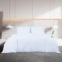 Lightweight white microfiber duvet cover set 140x200 cm by vidaXL, Duvet covers - Ref: Foro24-136017, Price: 18,74 €, Discoun...