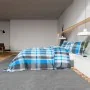 Bettwäscheset aus blauer und grauer Baumwolle, 140 x 200 cm von vidaXL, Bettbezüge - Ref: Foro24-136074, Preis: 26,22 €, Raba...