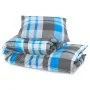 Juego de funda nórdica algodón azul y gris 140x200 cm de vidaXL, Fundas de nórdico - Ref: Foro24-136074, Precio: 26,22 €, Des...