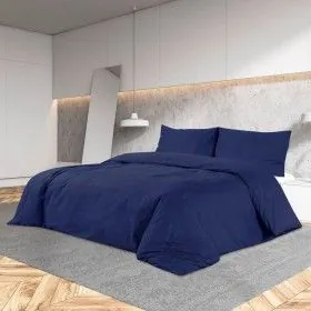 Hellblaues Bettbezug-Set aus Mikrofaser, 155 x 220 cm von vidaXL, Bettbezüge - Ref: Foro24-136007, Preis: 17,33 €, Rabatt: %
