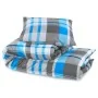 Bettwäscheset aus blauer und grauer Baumwolle, 220 x 240 cm von vidaXL, Bettbezüge - Ref: Foro24-136067, Preis: 29,46 €, Raba...