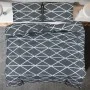 Graues Bettbezug-Set aus Baumwolle, 135 x 200 cm von vidaXL, Bettbezüge - Ref: Foro24-136053, Preis: 22,83 €, Rabatt: %