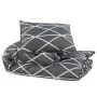 Graues Bettbezug-Set aus Baumwolle, 135 x 200 cm von vidaXL, Bettbezüge - Ref: Foro24-136053, Preis: 22,83 €, Rabatt: %