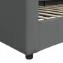 Sofá cama tela gris oscuro 80x200 cm de vidaXL, Camas y somieres - Ref: Foro24-354179, Precio: 183,32 €, Descuento: %