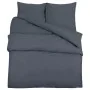 Anthrazitgraues Bettbezug-Set aus Baumwolle, 140 x 200 cm von vidaXL, Bettbezüge - Ref: Foro24-136090, Preis: 26,73 €, Rabatt: %