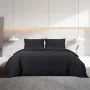 Black cotton duvet cover set 200x200 cm by vidaXL, Duvet covers - Ref: Foro24-136114, Price: 37,99 €, Discount: %