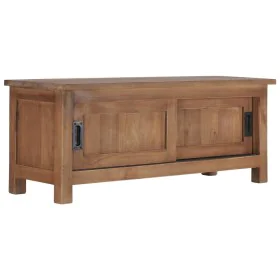 Solid teak wood TV cabinet 90x30x35 cm by vidaXL, TV Furniture - Ref: Foro24-286275, Price: 170,94 €, Discount: %