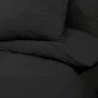 Black cotton duvet cover set 135x200 cm by vidaXL, Duvet covers - Ref: Foro24-136117, Price: 25,86 €, Discount: %